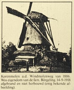 Borgeling molen 1886 verbr 14 9 1918 c Borgeling molen 1886 verbr 14 9 1918 c